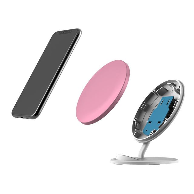 QI Wireless Charger iPhone 11,11 Pro, 11 Pro Max, Samsung Galaxy S10, S10+,Note 10/10+, Pink